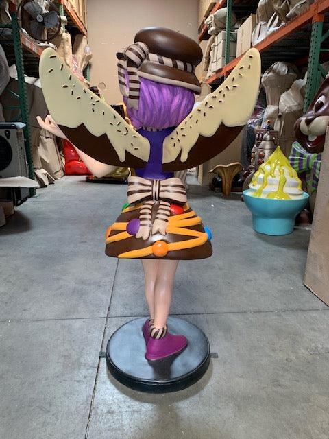Chocolate Candy Fairy Statue - LM Treasures Prop Rentals 