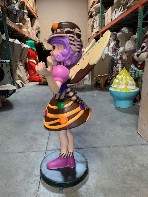 Chocolate Candy Fairy Statue - LM Treasures Prop Rentals 