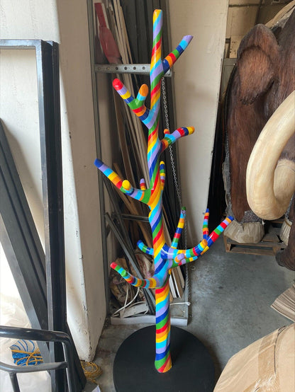 Rainbow Candy Tree Statue