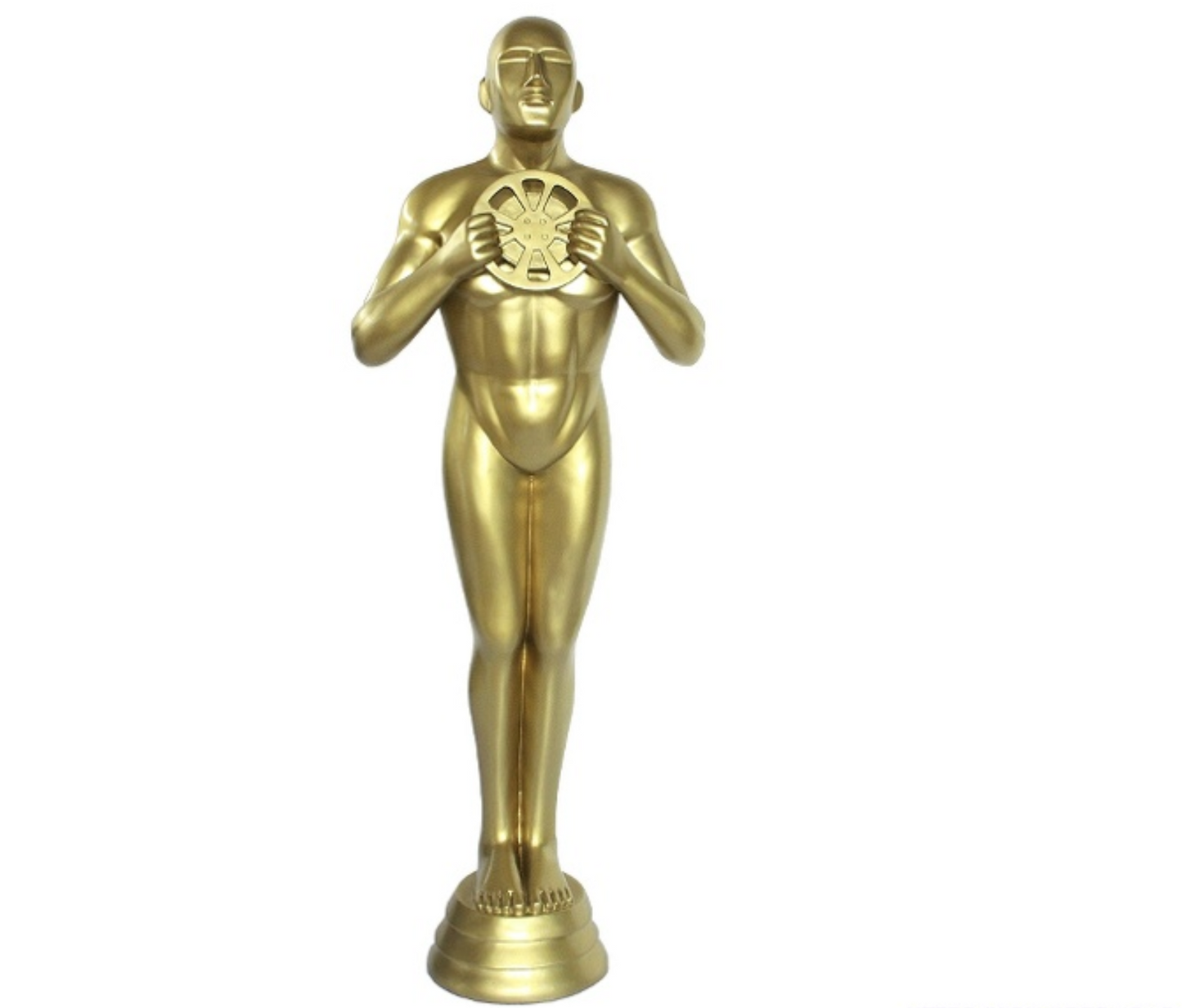 Hollywood Prop Trophy 6ft Gold Movie Decor Resin Statue - LM Treasures Prop Rentals 