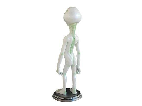 Alien On Base Space Statue Prop Decor Life Size Resin