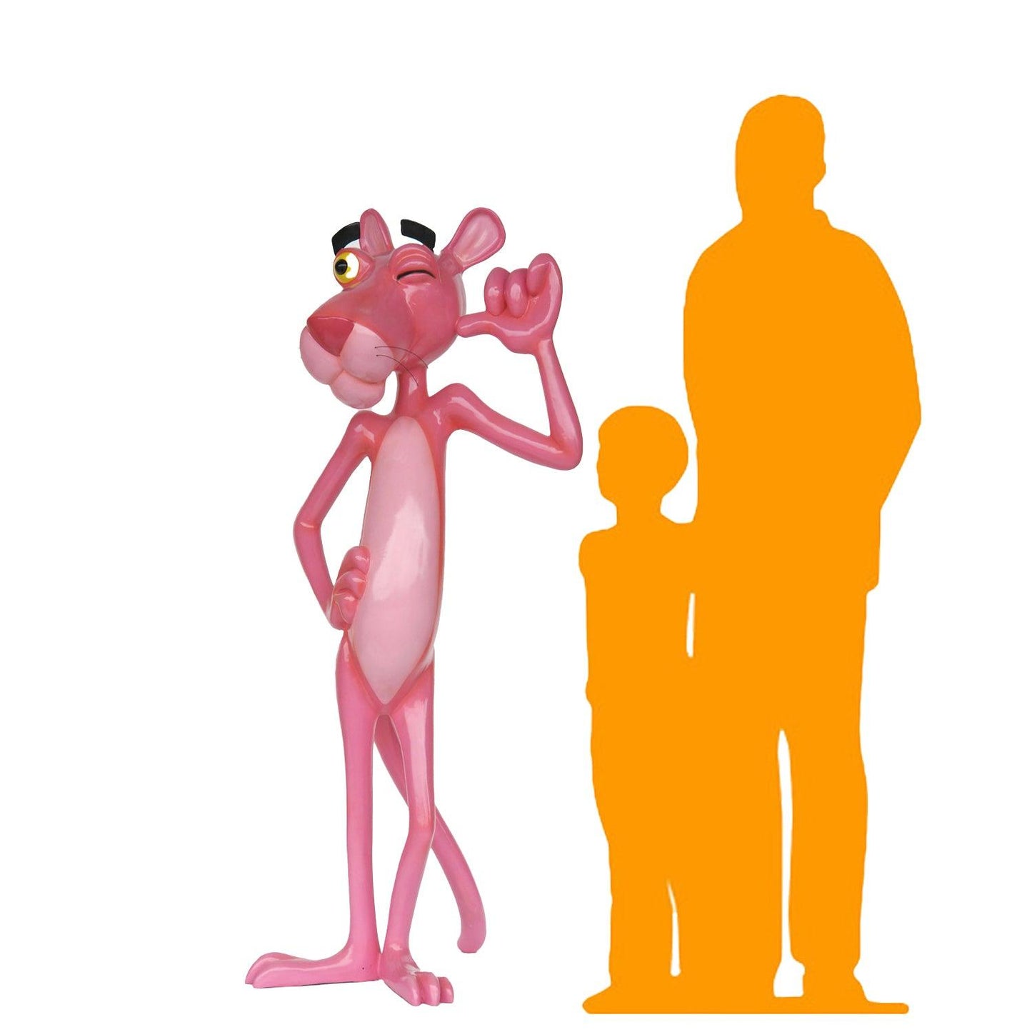 Standing Pink Panther Statue