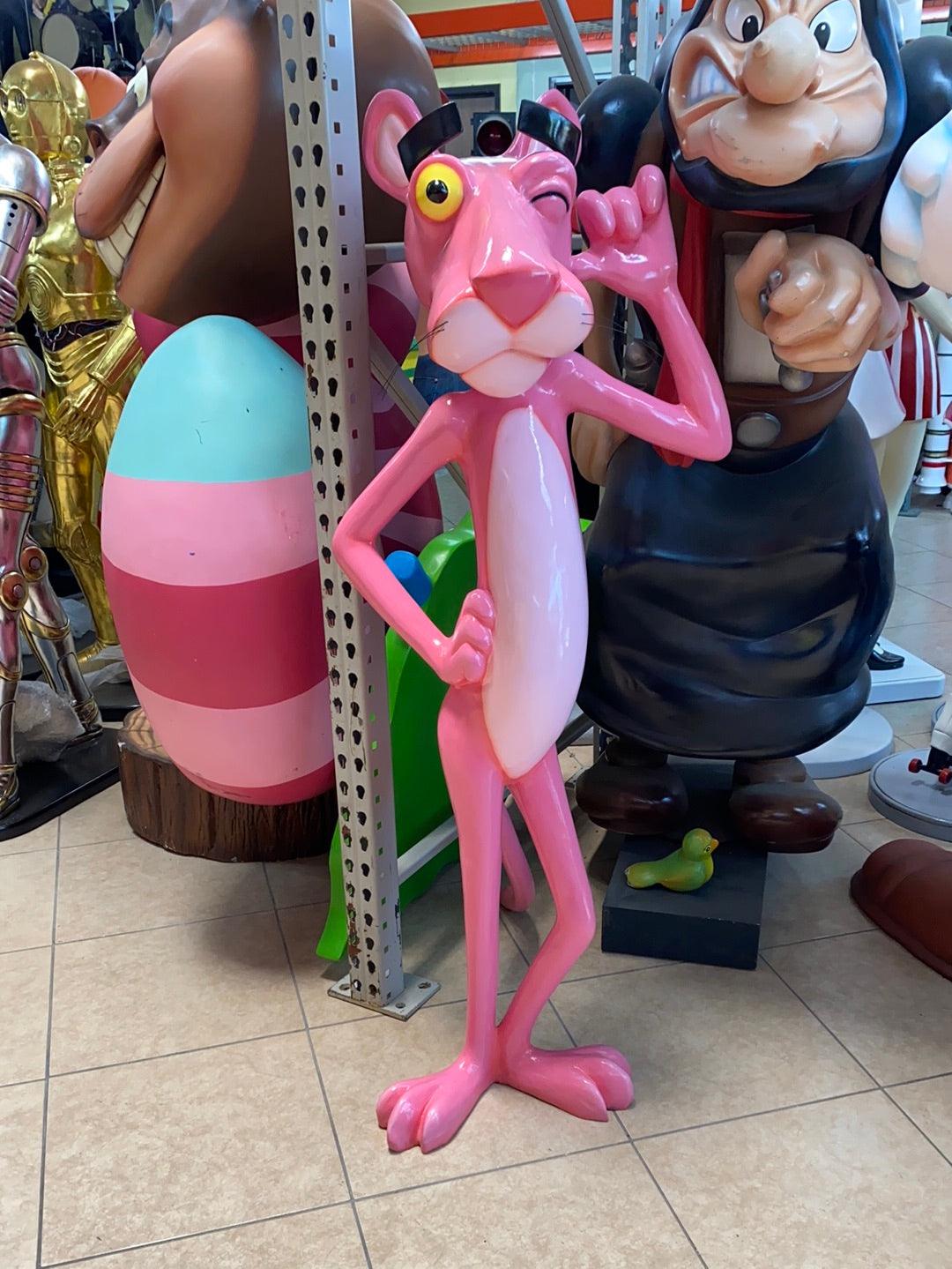 Pink Singer Statue Standing Pink Panther Statue – LM Treasures Prop Rentals