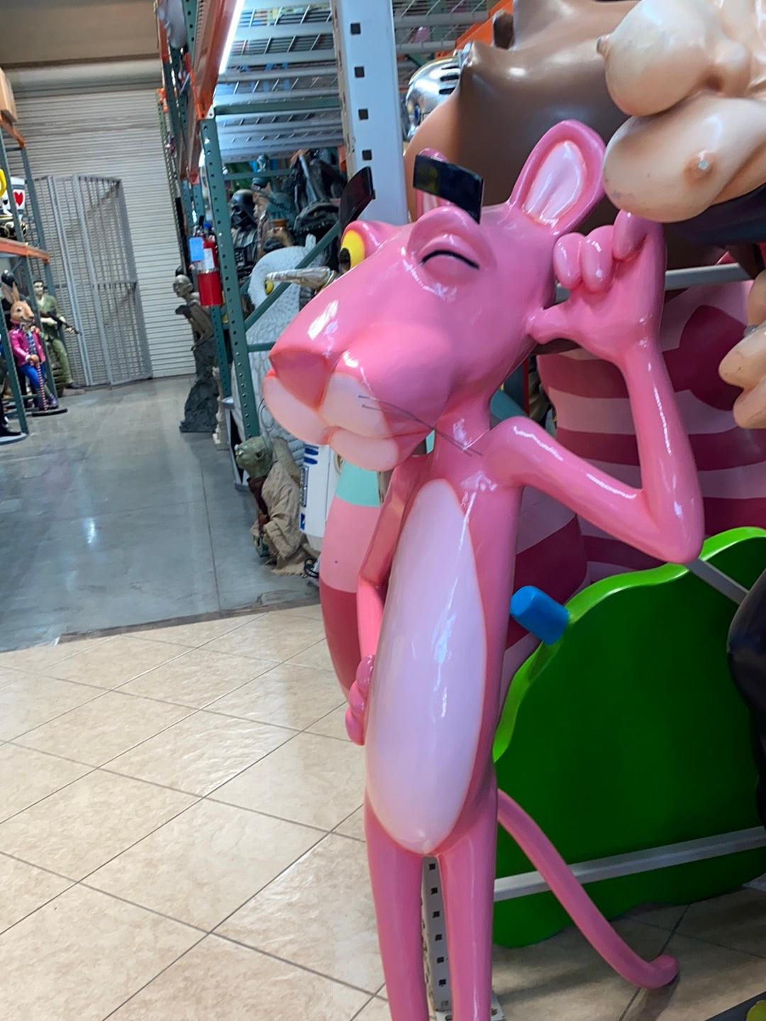 Pink Singer Statue Standing Pink Panther Statue – LM Treasures Prop Rentals