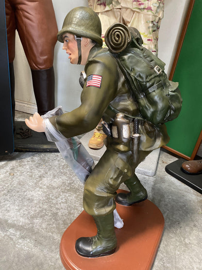 American Soldier Small Statue