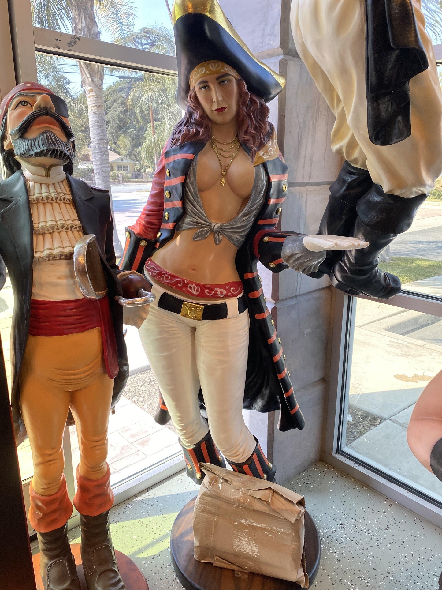 Lady Pirate Butler Life Size Statue