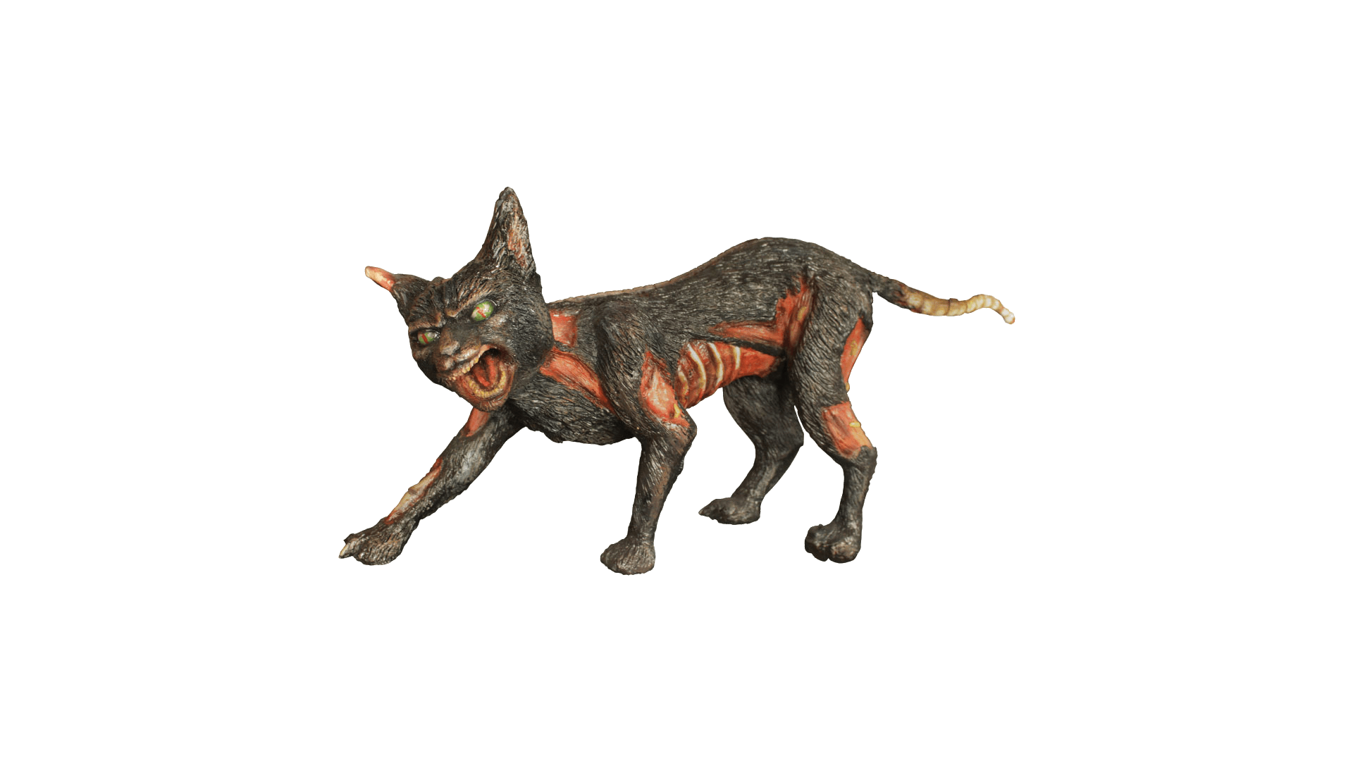 Cursed Cat Life Size Mythical Prop Decor Resin Statue - LM Treasures Prop Rentals 