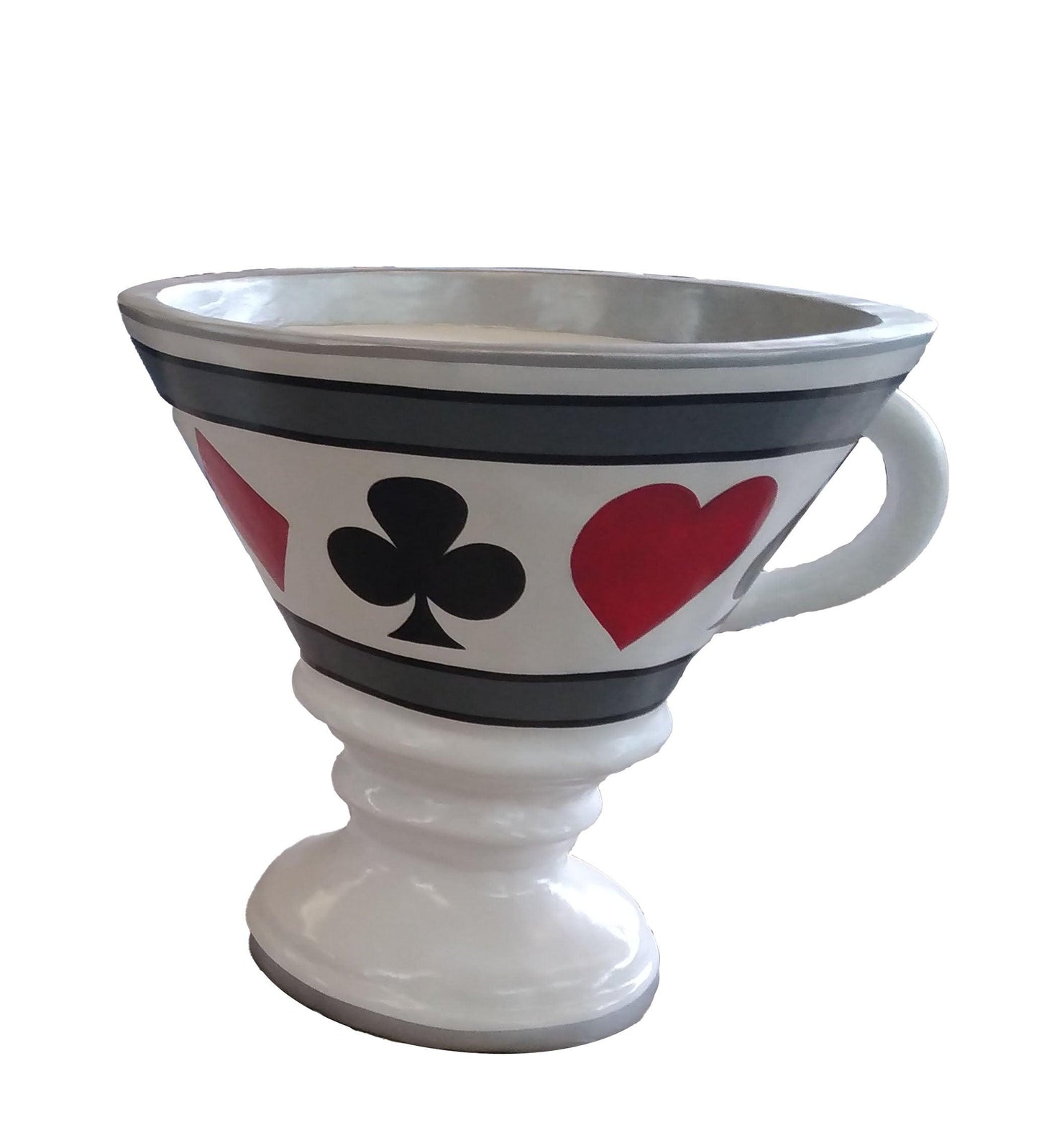Suits Tea Cup Table Statue