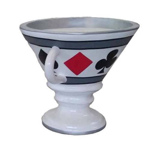 Suits Tea Cup Table Statue