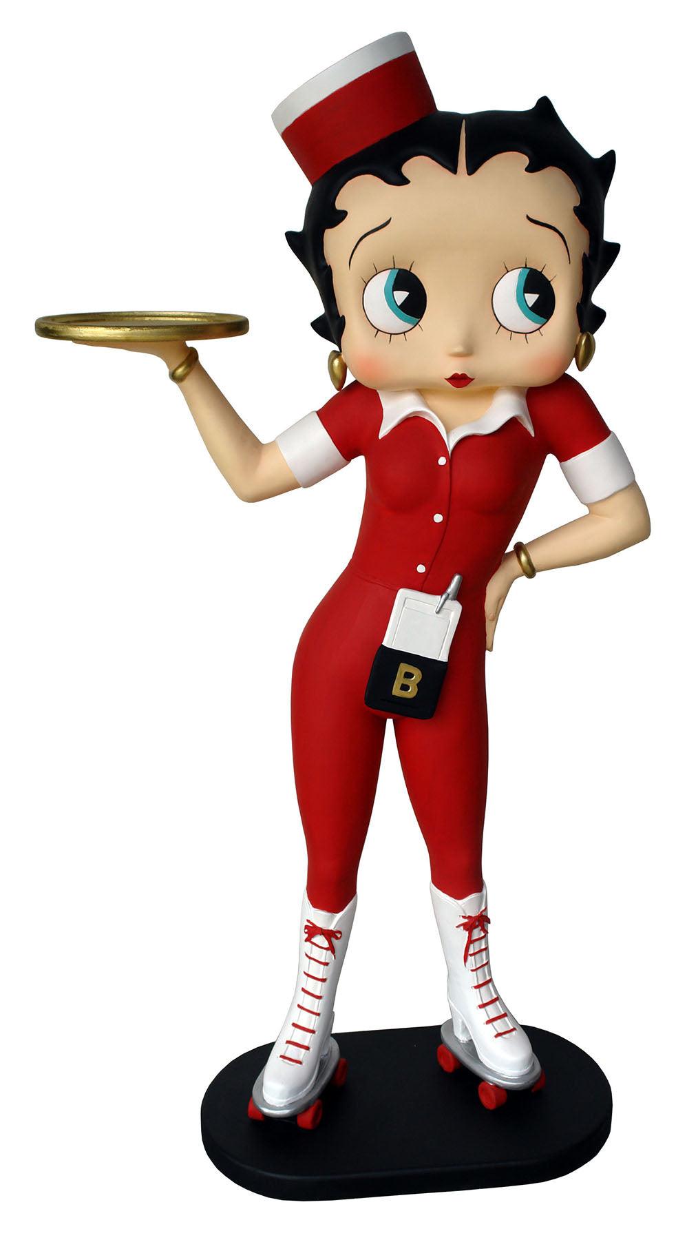 Small Betty Boop Waitress Statue