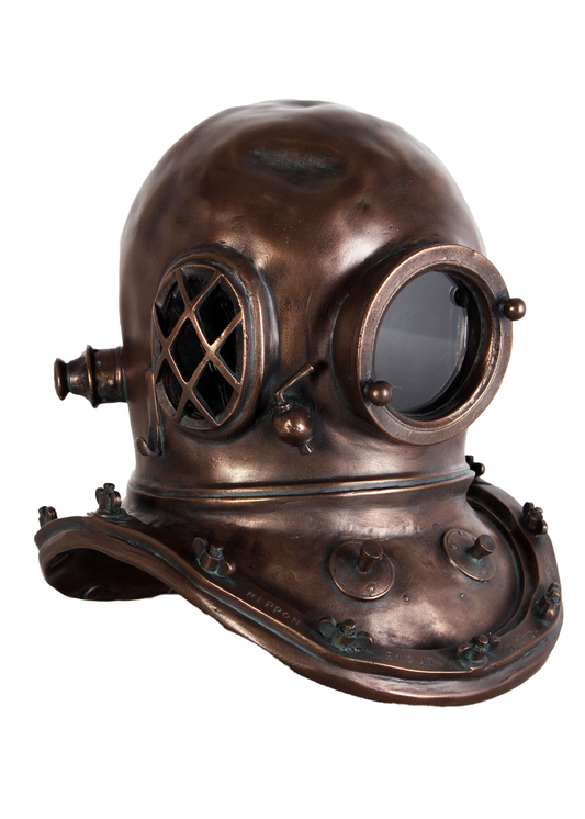 Diver Helmet Replica Life Size Statue