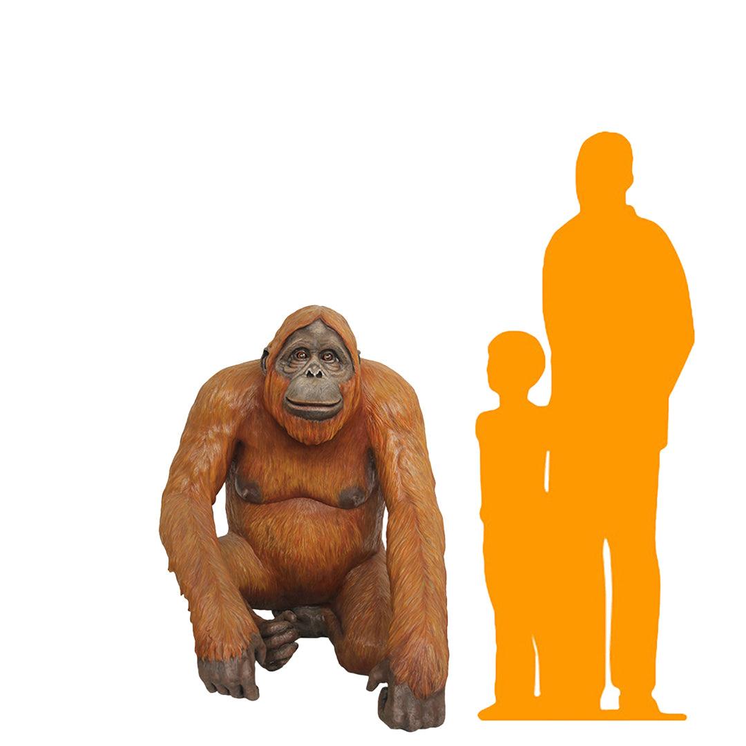 Orangutan Statue - LM Treasures Prop Rentals 