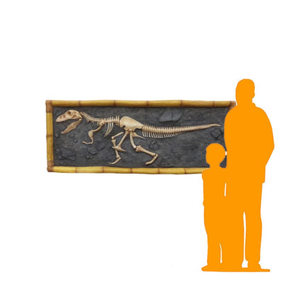 T-Rex Dinosaur Skeleton Wall Decor Statue