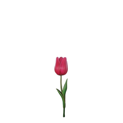Laying Tulip Flower Statue - LM Treasures Prop Rentals 