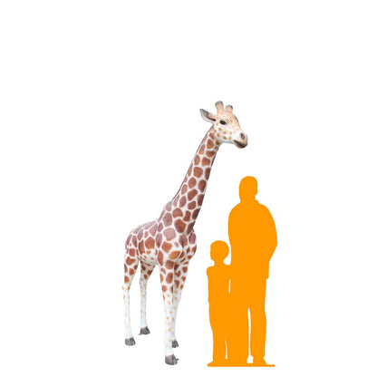 Large Walking Giraffe Statue