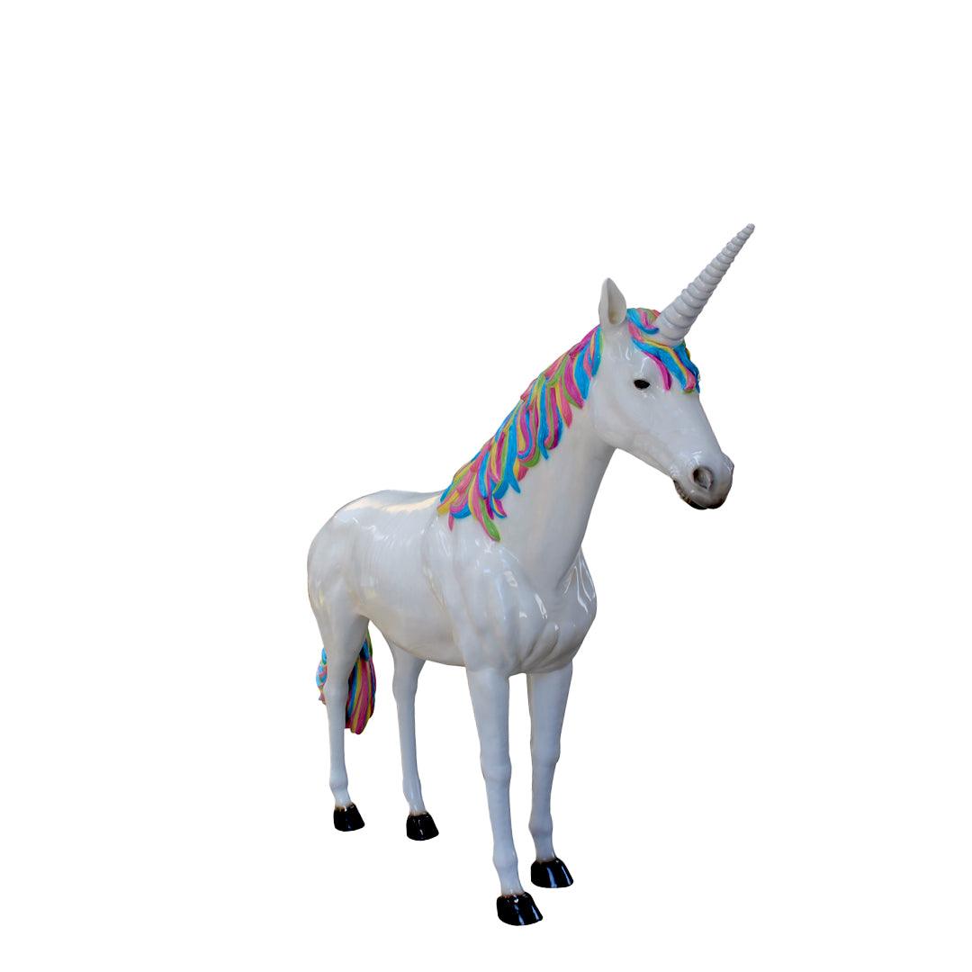 Life Size Unicorn Statue - LM Treasures Prop Rentals