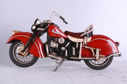 American Motorcycle Table Top Statue - LM Treasures Prop Rentals 