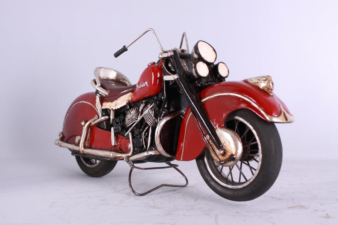 American Motorcycle Table Top Statue - LM Treasures Prop Rentals 