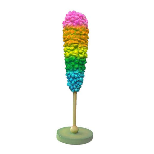 Large Rainbow Rock Candy Statue