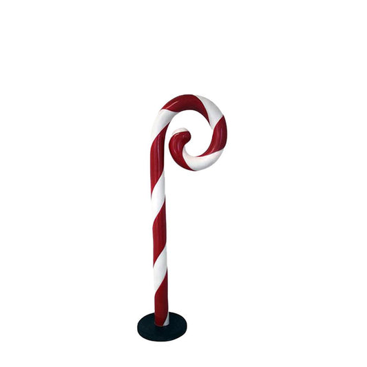 Large Swirl Candy Cane Statue