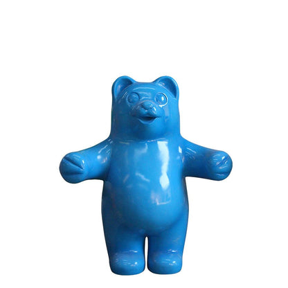 Large Blue Gummy Bear Statue - LM Treasures Prop Rentals 