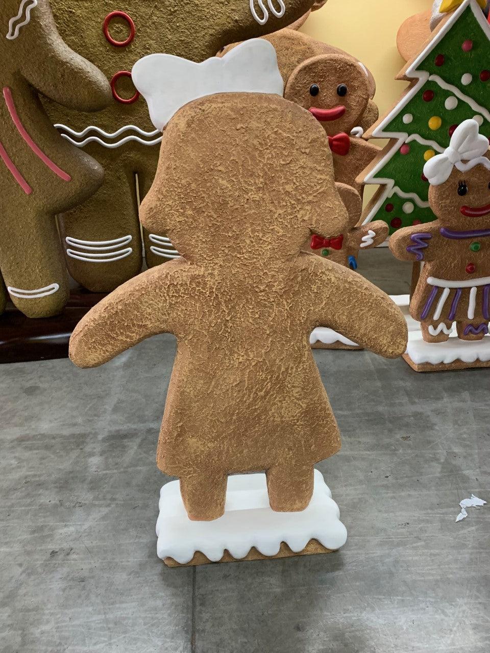 Small Gingerbread Mama Statue - LM Treasures Prop Rentals 