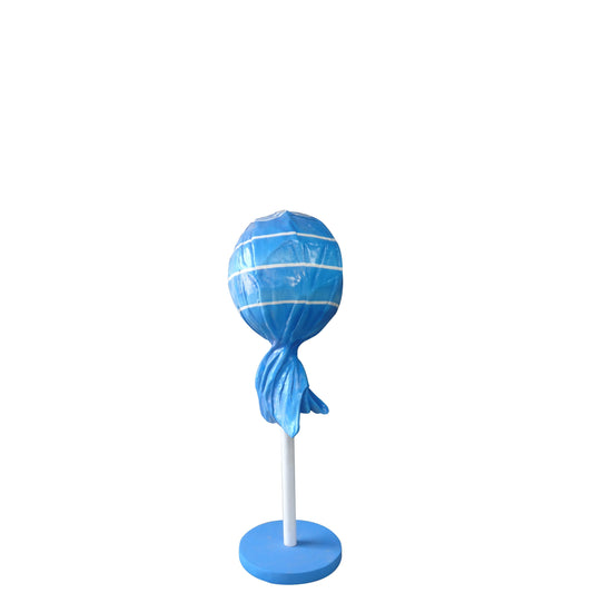 Medium Blue Lollipop Statue - LM Treasures Prop Rentals 