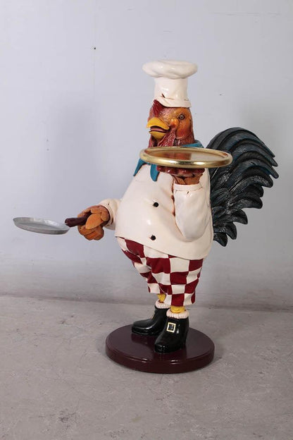 Rooster Cook Statue Prop - LM Treasures Prop Rentals 