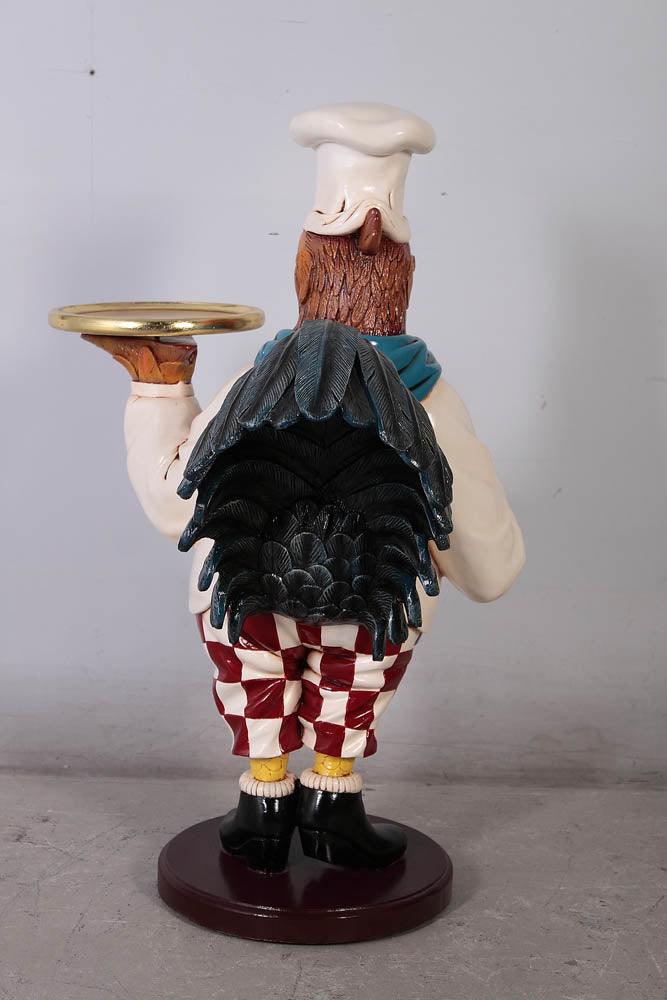 Rooster Cook Statue Prop