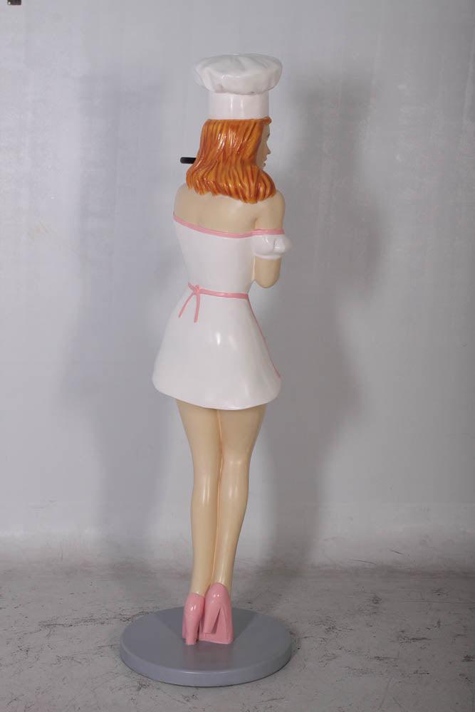 Blonde Lady Cook Life Size Statue - LM Treasures Prop Rentals 