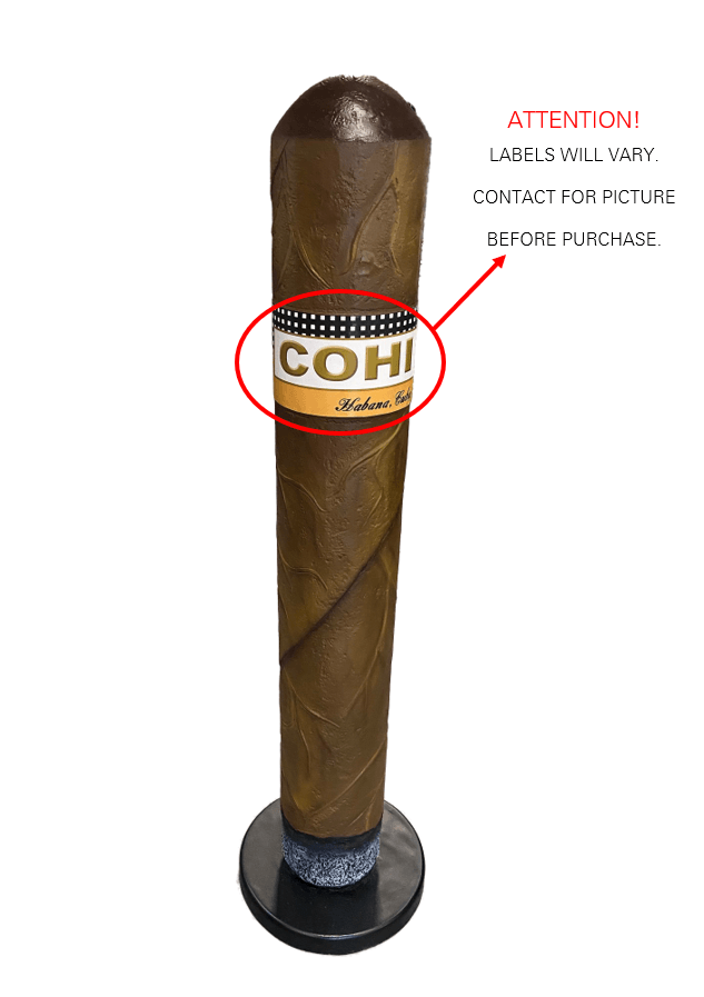 Cigar Prop Over Size Statue