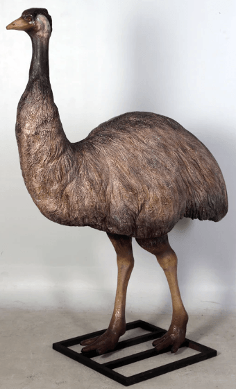 Emu Statue - LM Treasures Prop Rentals 