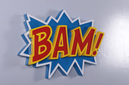Bam Wall Art - LM Treasures Prop Rentals 