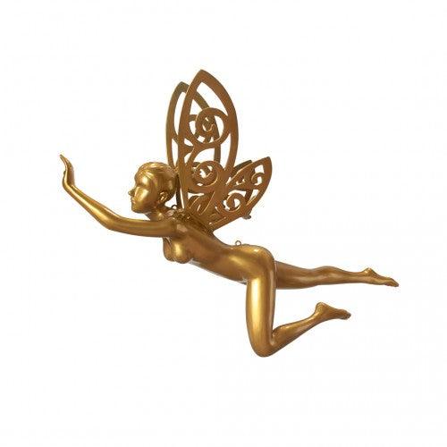Hanging Gold Fairy Statue