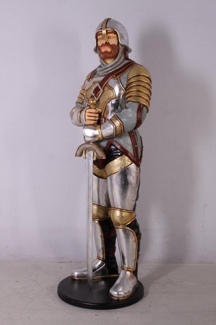 Knight Warrior Life Size Statue - LM Treasures Prop Rentals 
