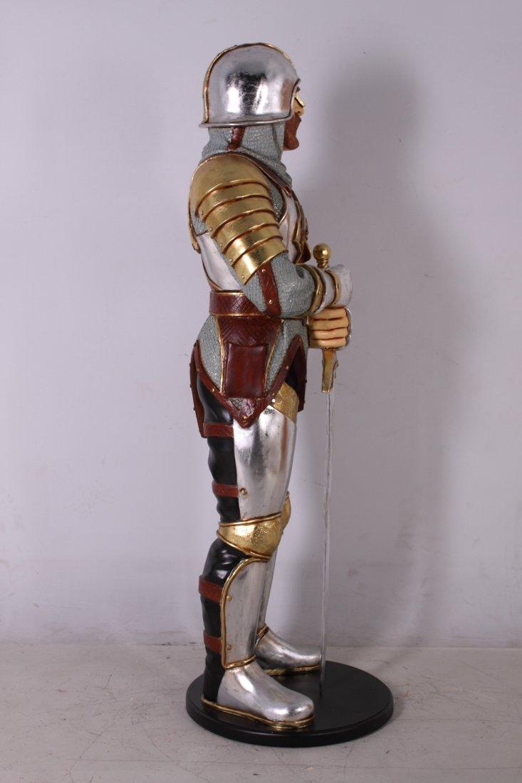 Knight Warrior Life Size Statue - LM Treasures Prop Rentals 