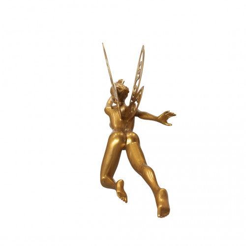 Hanging Gold Fairy Statue