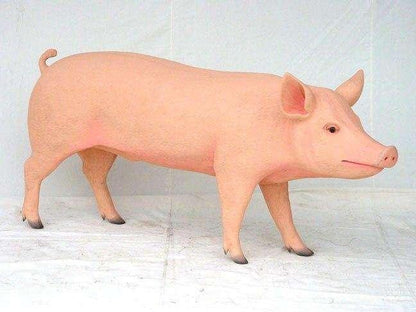 Pig Standing Statue - LM Treasures Prop Rentals 