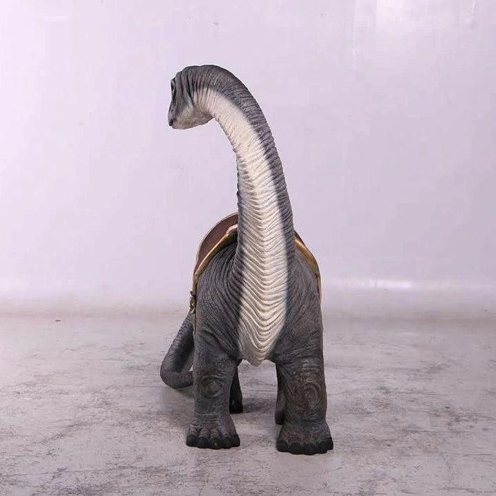 Small Apatosaurus Dinosaur With Saddle Statue