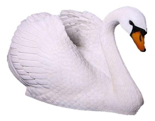 Bird Swan Large Animal Prop Life Size Resin Statue - LM Treasures Prop Rentals 