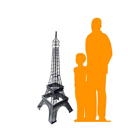 Black Eiffel Tower Statue - LM Treasures Prop Rentals 