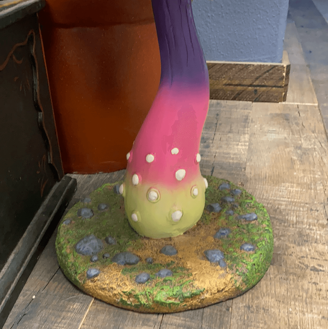 Small Swirl Mushroom Statue - LM Treasures Prop Rentals 