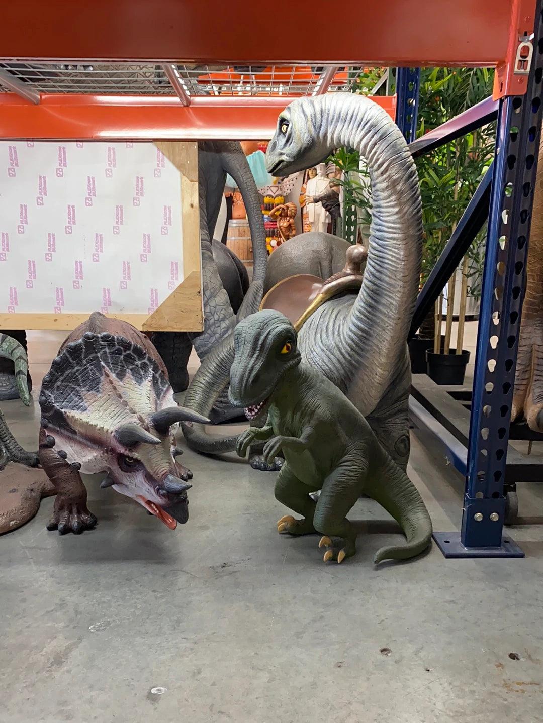 Baby T-Rex Dinosaur Statue - LM Treasures Prop Rentals 