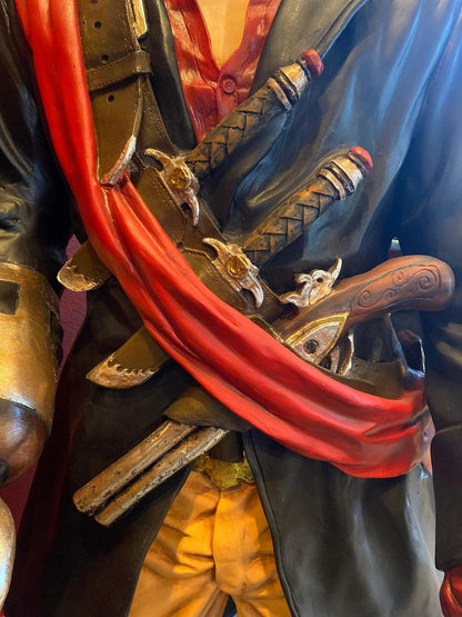 Pirate Captain Hook Life Size Statue - LM Treasures Prop Rentals 