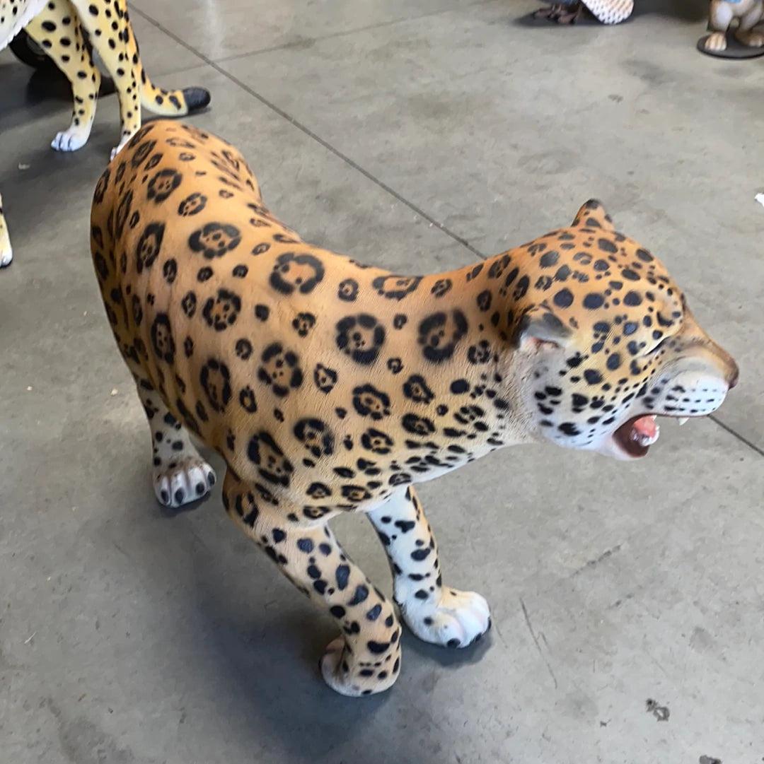 Angry Leopard Statue
