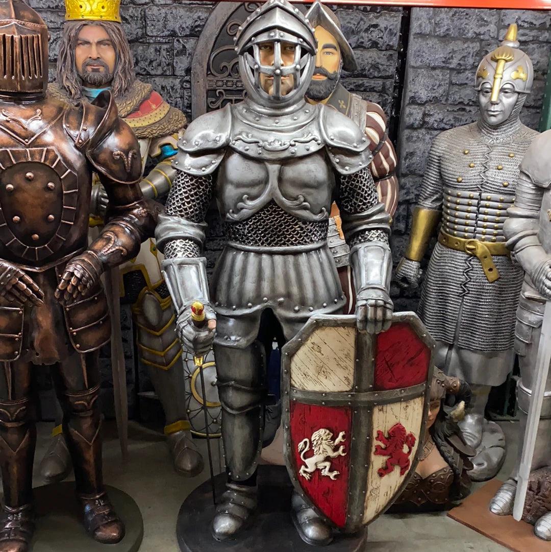 Knight In Armor Life Size Statue - LM Treasures Prop Rentals 