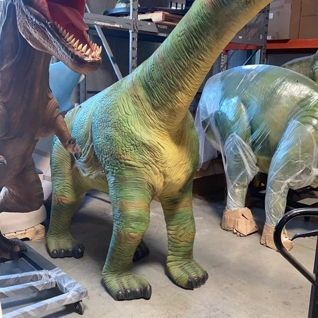 Brachiosaurus Dinosaur Life Size Statue - LM Treasures Prop Rentals 
