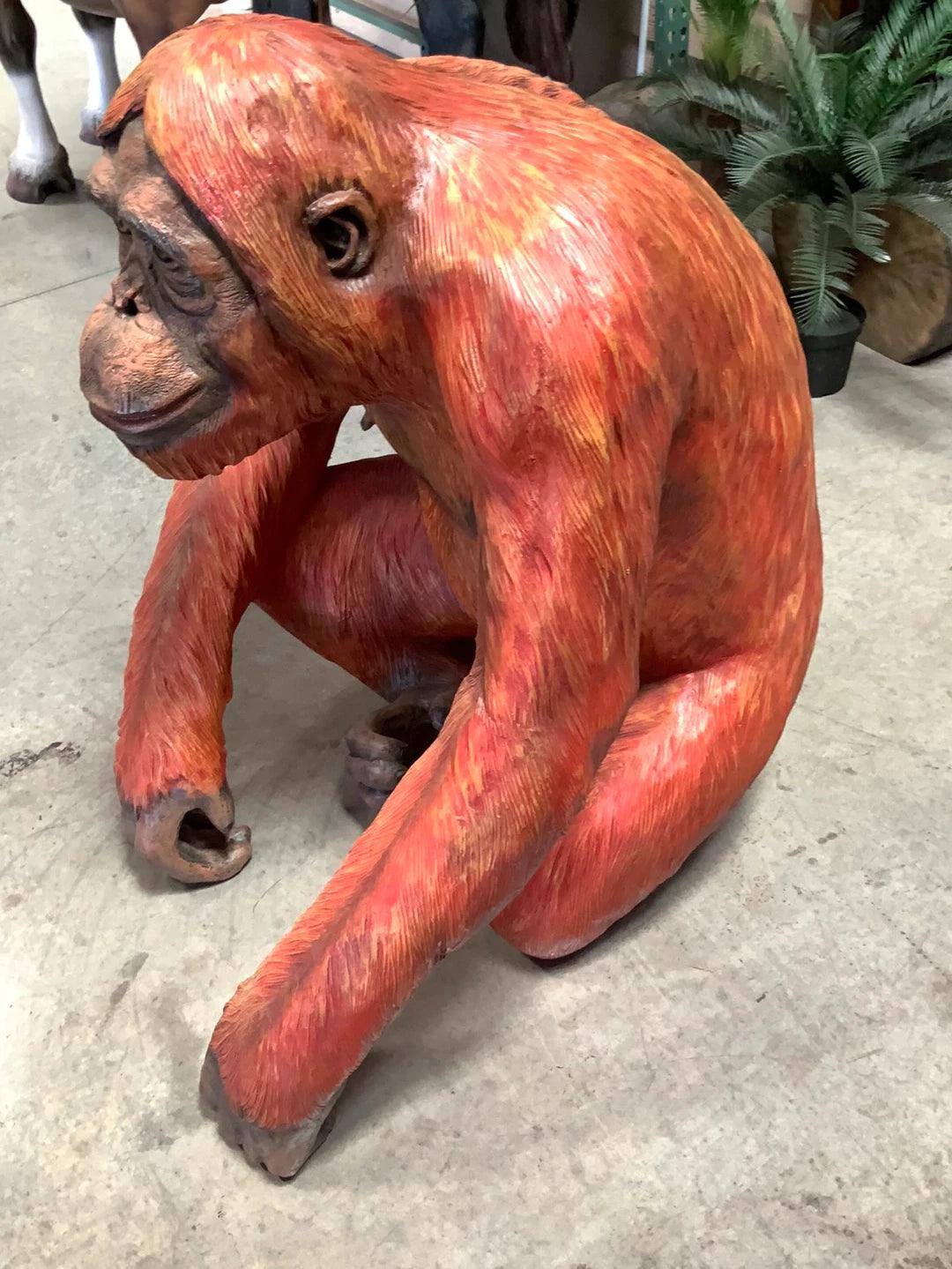 Orangutan Statue - LM Treasures Prop Rentals 