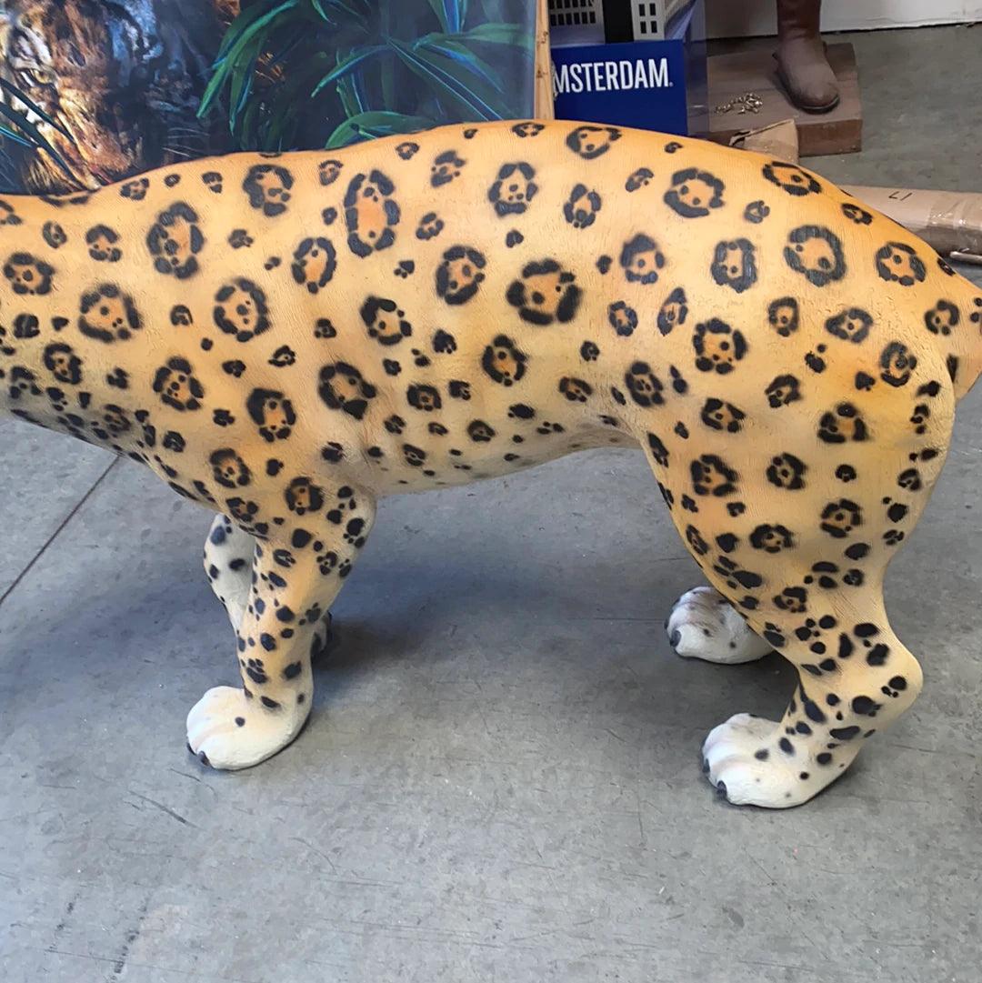 Angry Leopard Statue - LM Treasures Prop Rentals 