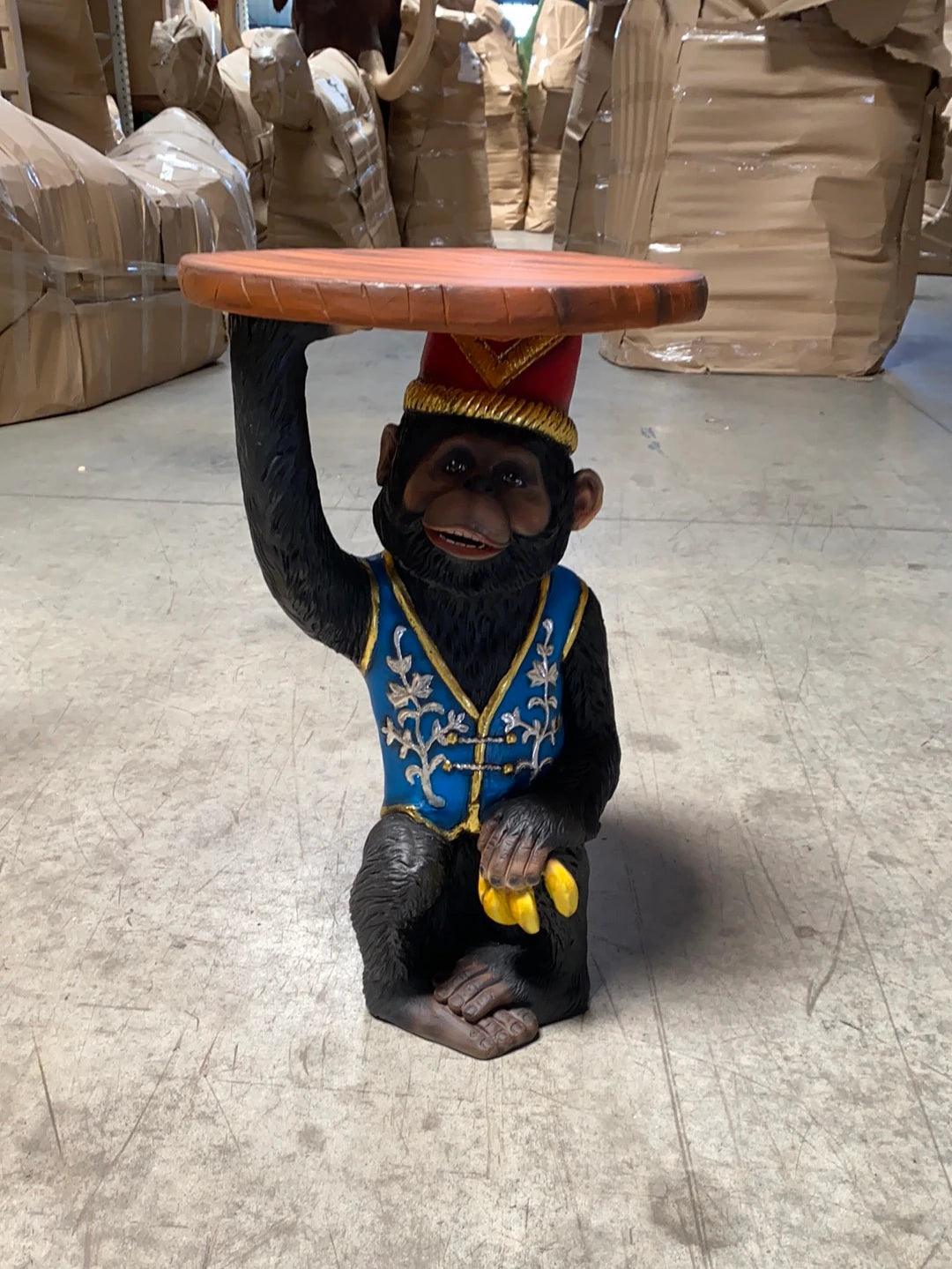 Circus Monkey Table Statue